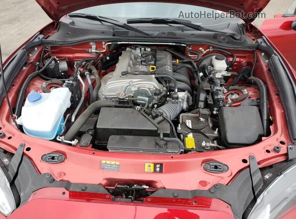 JM1NDAM79P0559578 2023 MAZDA MX-5 Maroon Вид задньої частини салону