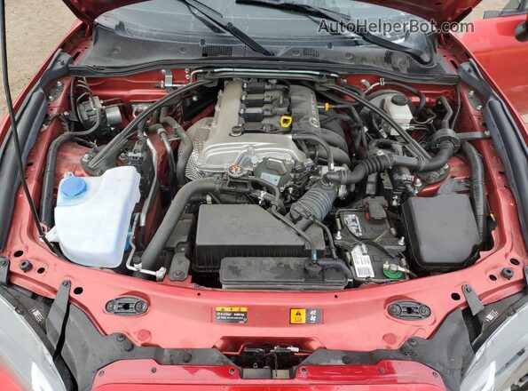 JM1NDAM7XN0501654 2022 MAZDA MX-5 Red Widok wnętrza z tyłu