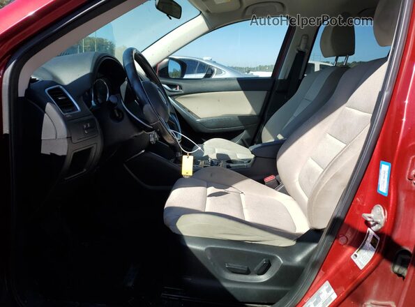 JM3KE2CY2G0609177 2016 MAZDA CX-5 Red წინა სალონის ხედი