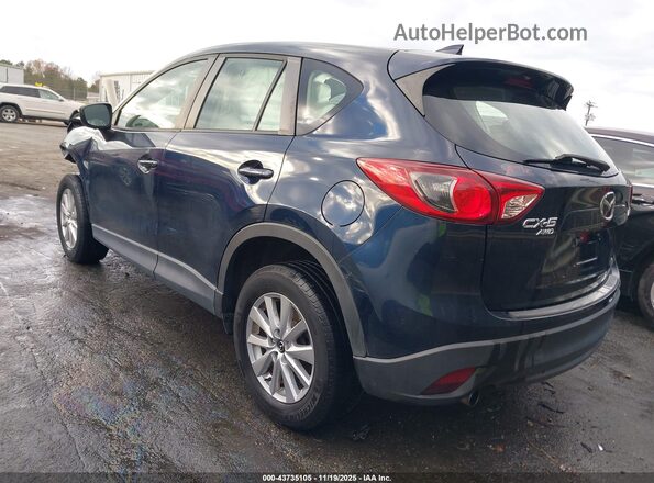 JM3KE4BY8G0636879 2016 MAZDA CX-5 Blue Trasero izquierdo