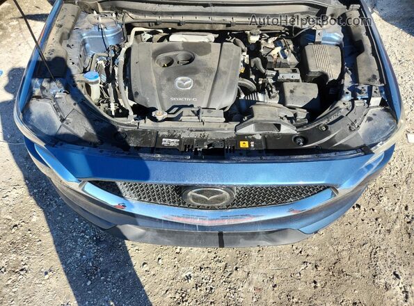 JM3KFABM2L0725057 2020 MAZDA CX-5 Blue Engine compartment view