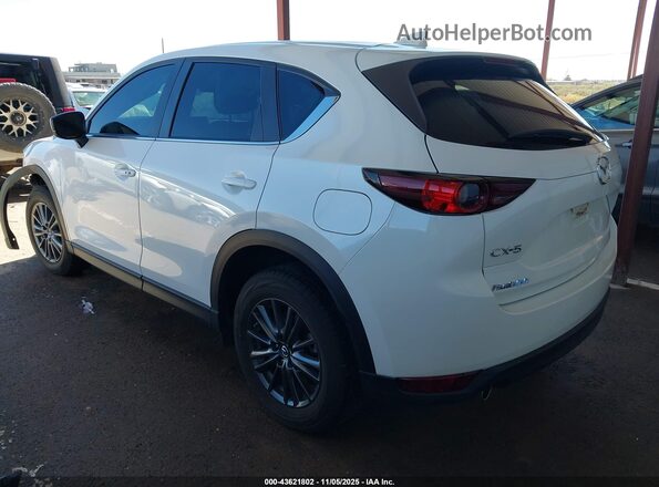JM3KFACM7L0722220 2020 MAZDA CX-5 White უკანა მარცხენა