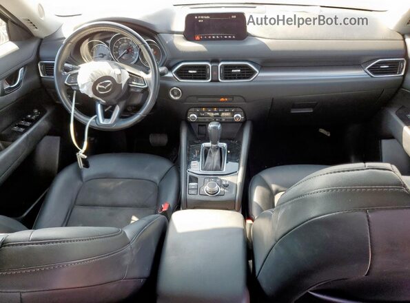 JM3KFACM7L0850652 2020 MAZDA CX-5 Blue Dashboard view