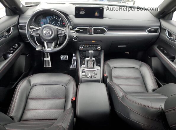 JM3KFBAY4N0607704 2022 MAZDA CX-5 Blue Dashboard view