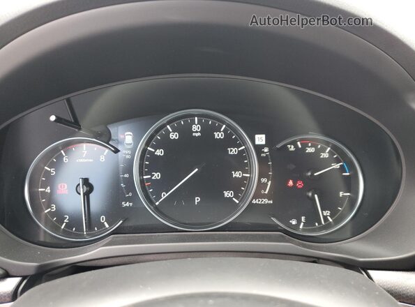 JM3KFBAY4N0607704 2022 MAZDA CX-5 Blue Instrument cluster view