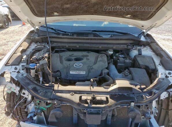 JM3KFBAYXM0476597 2021 MAZDA CX-5 White Widok wnętrza z tyłu
