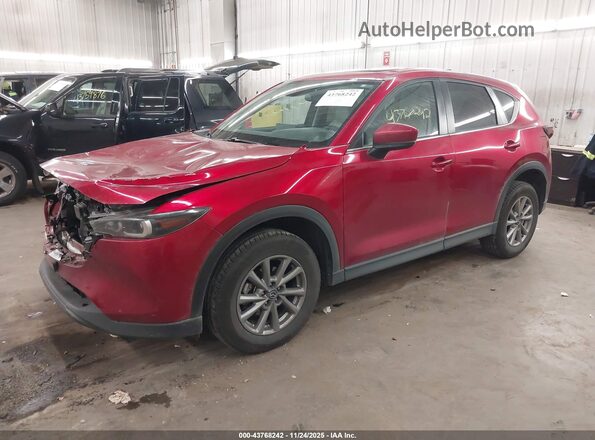 JM3KFBCM3N1567863 2022 MAZDA CX-5 Red Առջևի ձախ երեք քառորդ տեսարան