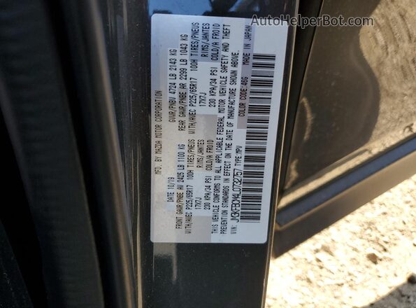 JM3KFBCM4L0732757 2020 MAZDA CX-5 Charcoal VIN კოდის სტიკერის ხედი