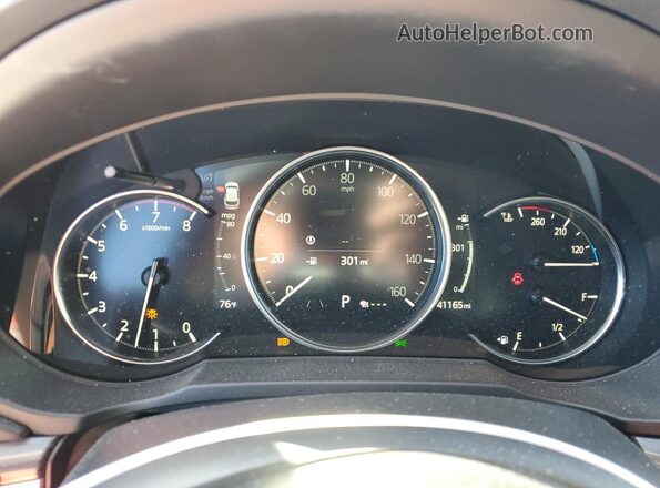 JM3KFBDM0N1573683 2022 MAZDA CX-5 Gray ხელსაწყოთა პანელის ხედი
