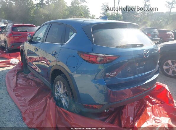 JM3KFBDM7K0681736 2019 MAZDA CX-5 Blue Trasero izquierdo