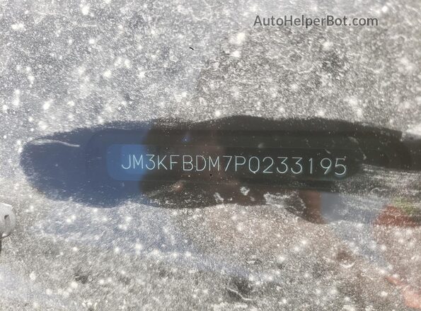 JM3KFBDM7P0233195 2023 MAZDA CX-5 Красный Вид наклейки с VIN-кодом