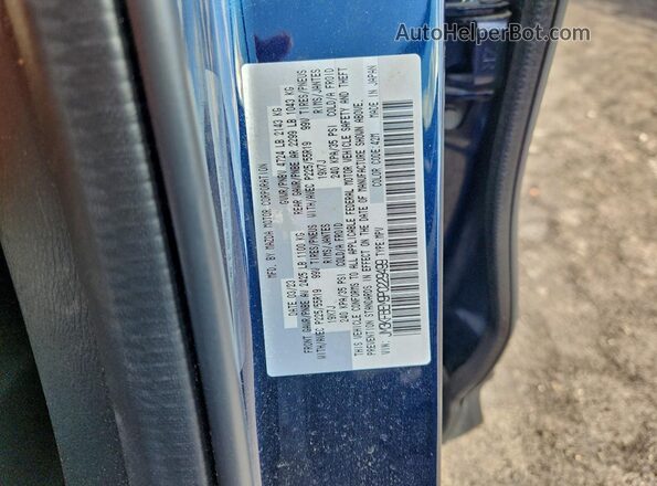 JM3KFBEM9P0229499 2023 MAZDA CX-5 Blue Vista del compartimento del motor