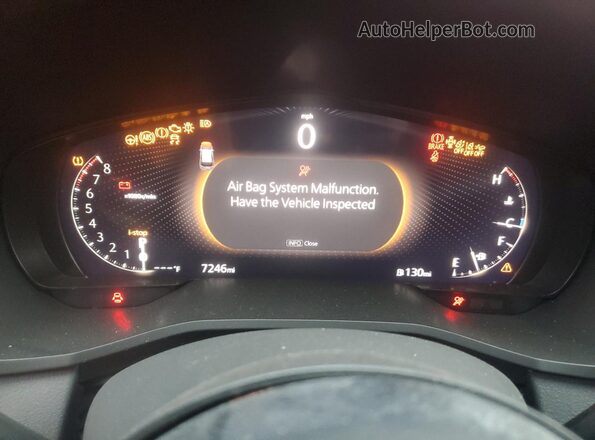 JM3KJDHC8S1104378 2025 MAZDA CX-70 Red Instrument cluster view