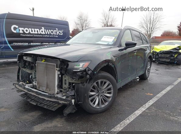 JM3KKAHDXR1153354 2024 MAZDA CX-90 Черный Передняя левая четверть