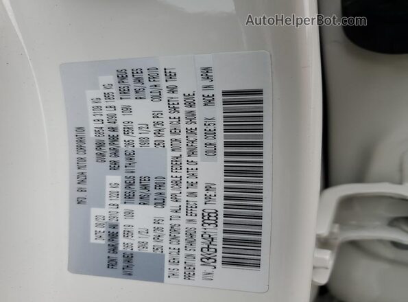 JM3KKBHA4R1130650 2024 MAZDA CX-90 Белый Вид наклейки с VIN-кодом