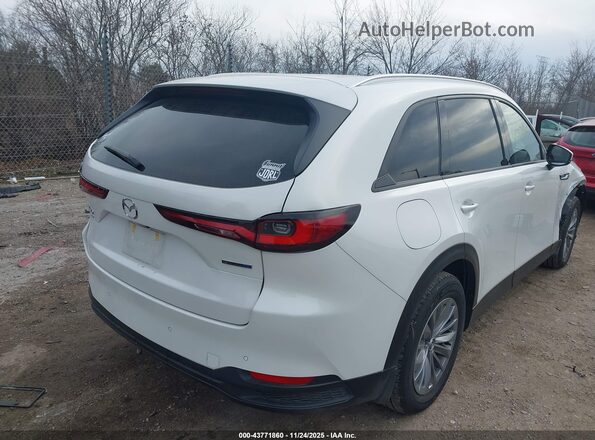 JM3KKBHA6S1237091 2025 MAZDA CX-90 PHEV Белый Задняя правая четверть