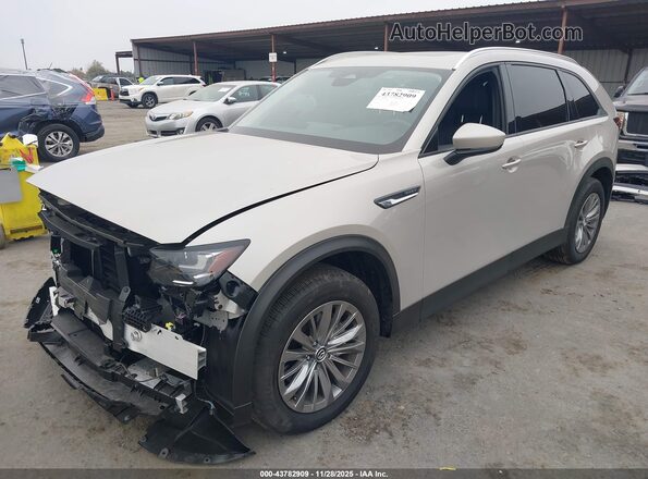 JM3KKBHA6S1238189 2025 MAZDA CX-90 PHEV Белый Передняя левая четверть