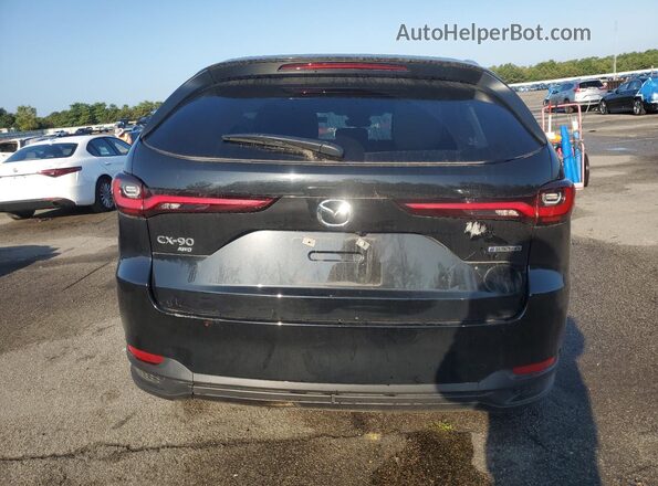JM3KKBHD0R1189169 2024 MAZDA CX-90 Black Widok z tyłu