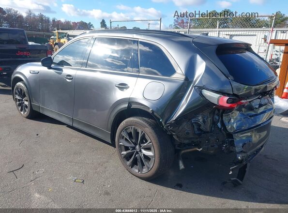 JM3KKCHA4S1196708 2025 MAZDA CX-90 PHEV Gray უკანა მარცხენა