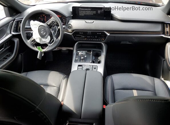 JM3KKDHA9S1238067 2025 MAZDA CX-90 Burgundy Widok deski rozdzielczej