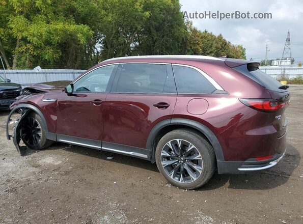 JM3KKDHA9S1238067 2025 MAZDA CX-90 Burgundy Tył lewy