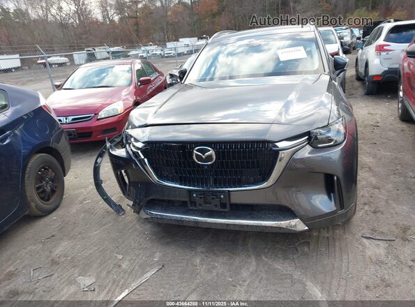 JM3KKDHC3R1103372 2024 MAZDA CX-90 Gray Widok wnętrza z tyłu