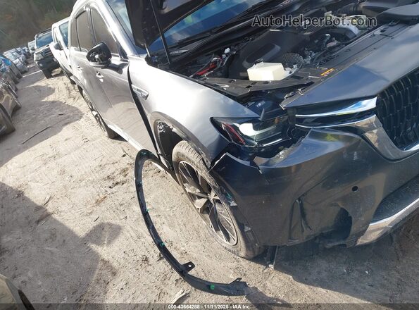 JM3KKDHC3R1103372 2024 MAZDA CX-90 Gray Widok zestawu wskaźników