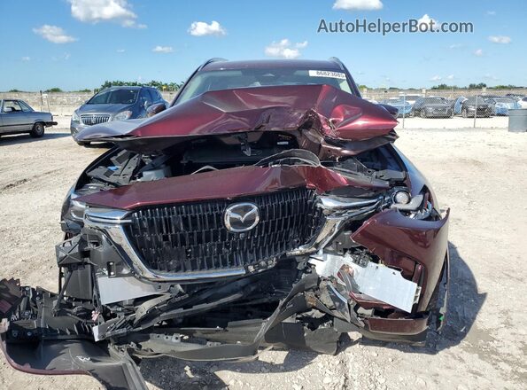 JM3KKDHC9R1103943 2024 MAZDA CX-90 Burgundy Widok z przodu