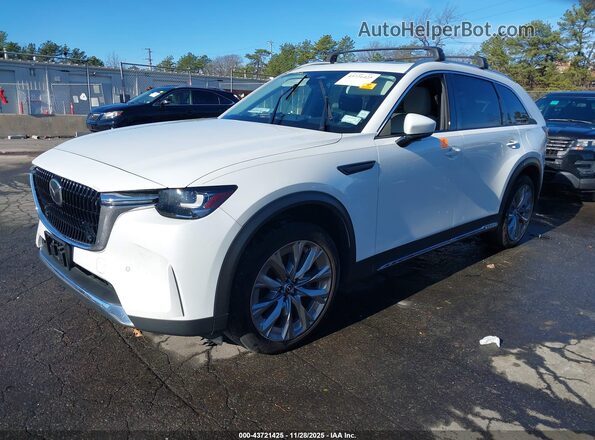 JM3KKDHD6R1136701 2024 MAZDA CX-90 Белый Передняя левая четверть