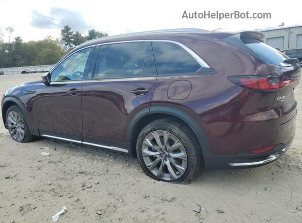 JM3KKEHD0R1101433 2024 MAZDA CX-90 Maroon Tył lewy