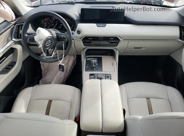 JM3KKEHD0R1101433 2024 MAZDA CX-90 Maroon Widok deski rozdzielczej