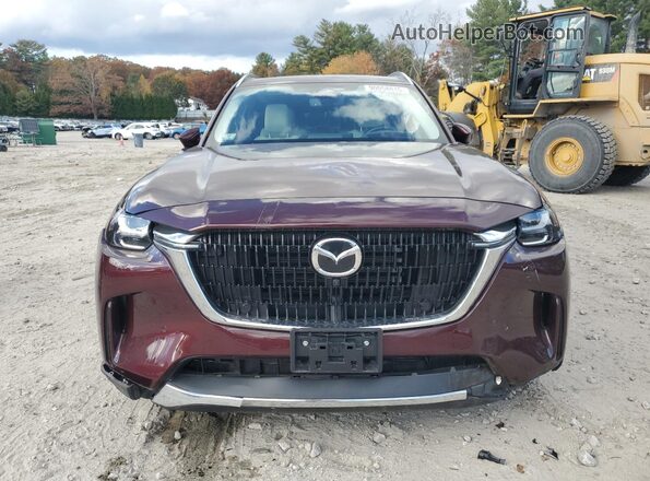 JM3KKEHD0R1101433 2024 MAZDA CX-90 Maroon Widok z przodu