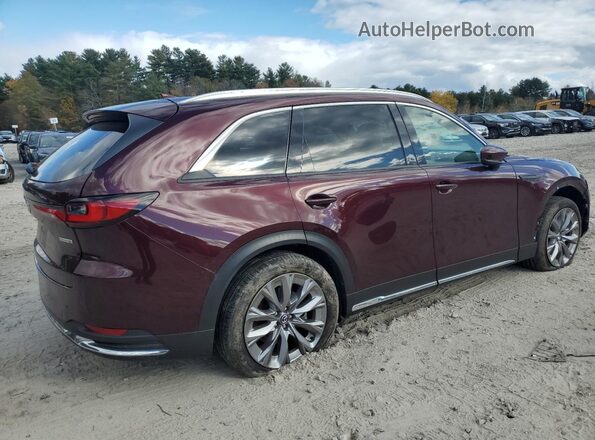 JM3KKEHD0R1101433 2024 MAZDA CX-90 Maroon Tył prawy