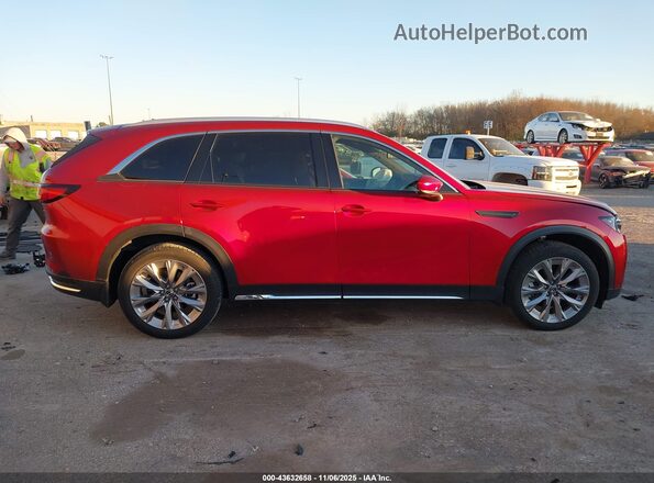 JM3KKEHD4R1175616 2024 MAZDA CX-90 Red Սալոնի հետևի տեսք