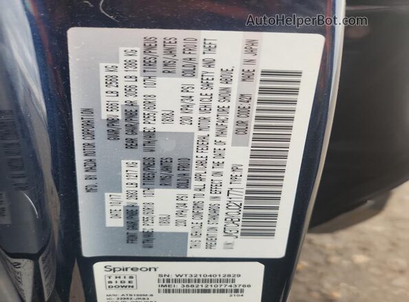 JM3TCABY0J0211771 2018 MAZDA CX-9 Blue 