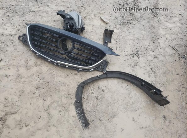 JM3TCADY5M0500484 2021 MAZDA CX-9 Blue VIN კოდის სტიკერის ხედი