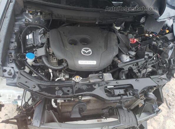 JM3TCADY5M0500484 2021 MAZDA CX-9 Blue ძრავის განყოფილების ხედი