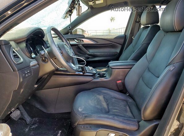 JM3TCADY9L0418143 2020 MAZDA CX-9 Black წინა სალონის ხედი