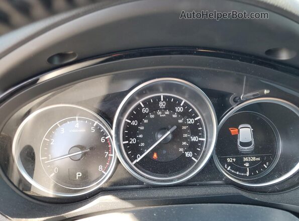 JM3TCBAY3N0612809 2022 MAZDA CX-9 Black Սարքավորումների վահանակի տեսք