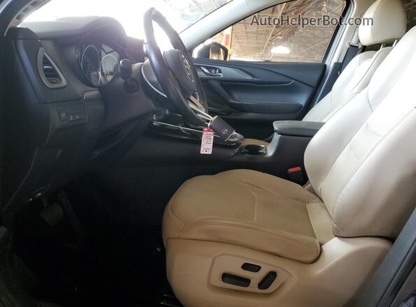 JM3TCBCY1P0649227 2023 MAZDA CX-9 Черный Вид салона спереди