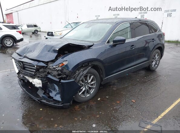 JM3TCBCY4M0500788 2021 MAZDA CX-9 Blue Передня ліва чверть