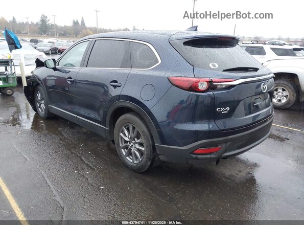 JM3TCBCY4M0500788 2021 MAZDA CX-9 Blue Задня ліва чверть