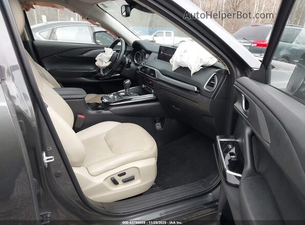 JM3TCBCY7N0604774 2022 MAZDA CX-9 Black Widok wnętrza z przodu