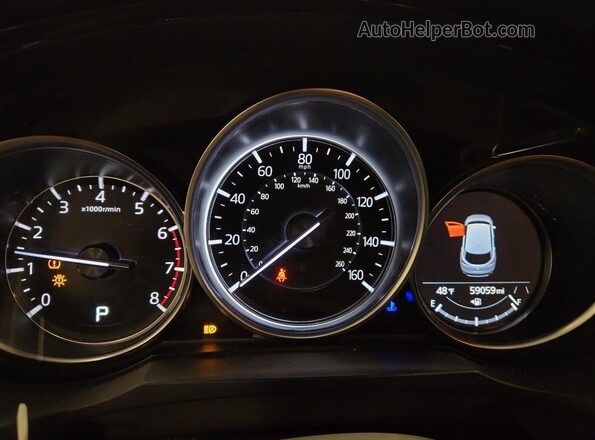 JM3TCBCY8M0542221 2021 MAZDA CX-9 Gray Вид щитка приладів