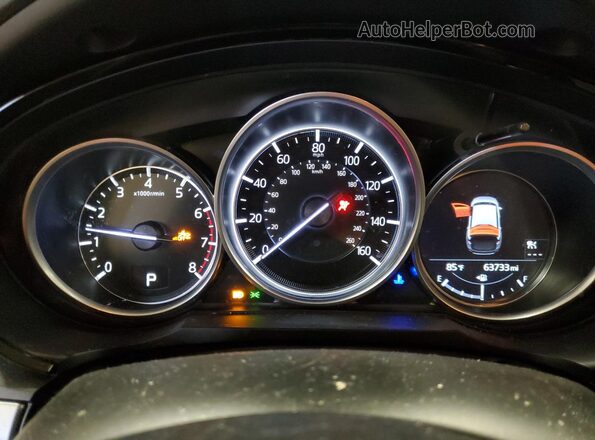 JM3TCBCYXL0405294 2020 MAZDA CX-9 Black Vista del cuadro de instrumentos