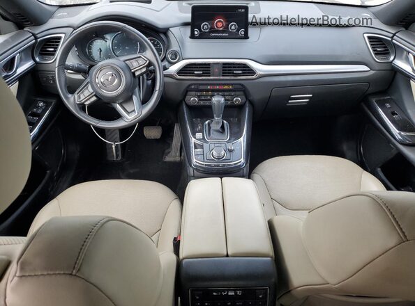 JM3TCBDY0L0410096 2020 MAZDA CX-9 Black Առջևի վահանակի տեսք