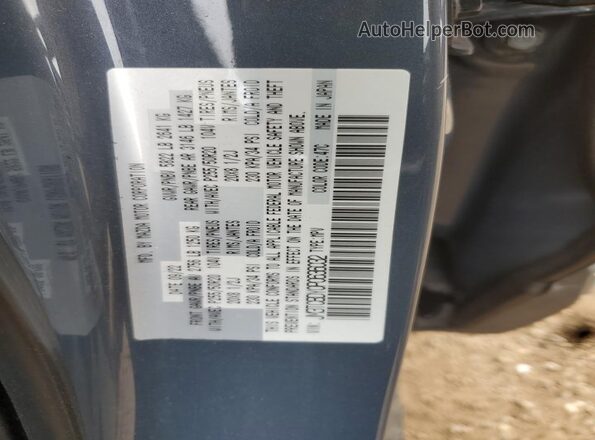 JM3TCBDY0P0636032 2023 MAZDA CX-9 Gray VIN კოდის სტიკერის ხედი