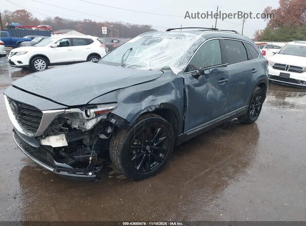 JM3TCBDY1N0627790 2022 MAZDA CX-9 Dark Blue Передняя левая четверть