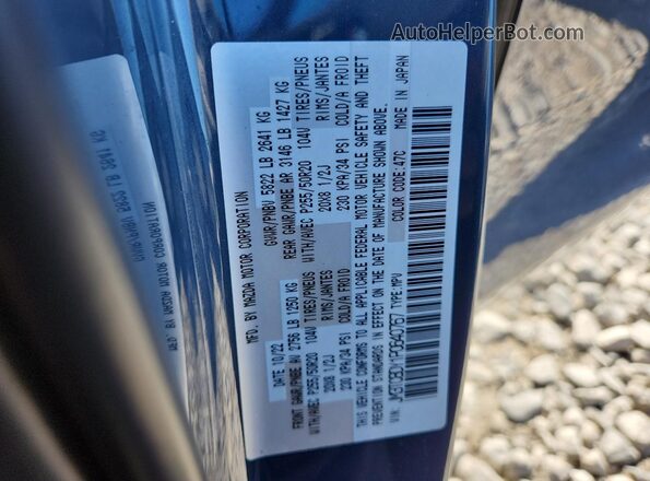 JM3TCBDY1P0640767 2023 MAZDA CX-9 Синий Вид наклейки с VIN-кодом