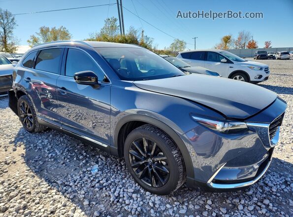 JM3TCBDY1P0640767 2023 MAZDA CX-9 Синий Передняя правая четверть